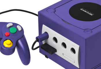 GameCube with controller