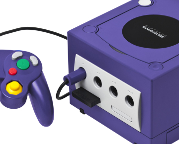 GameCube with controller