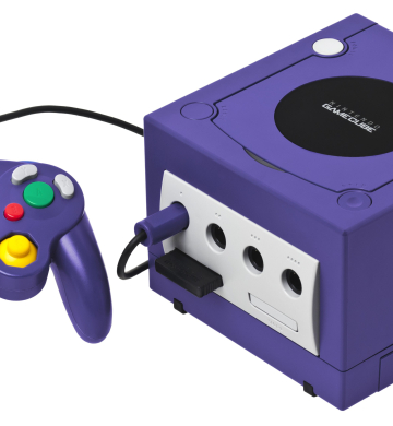 GameCube with controller